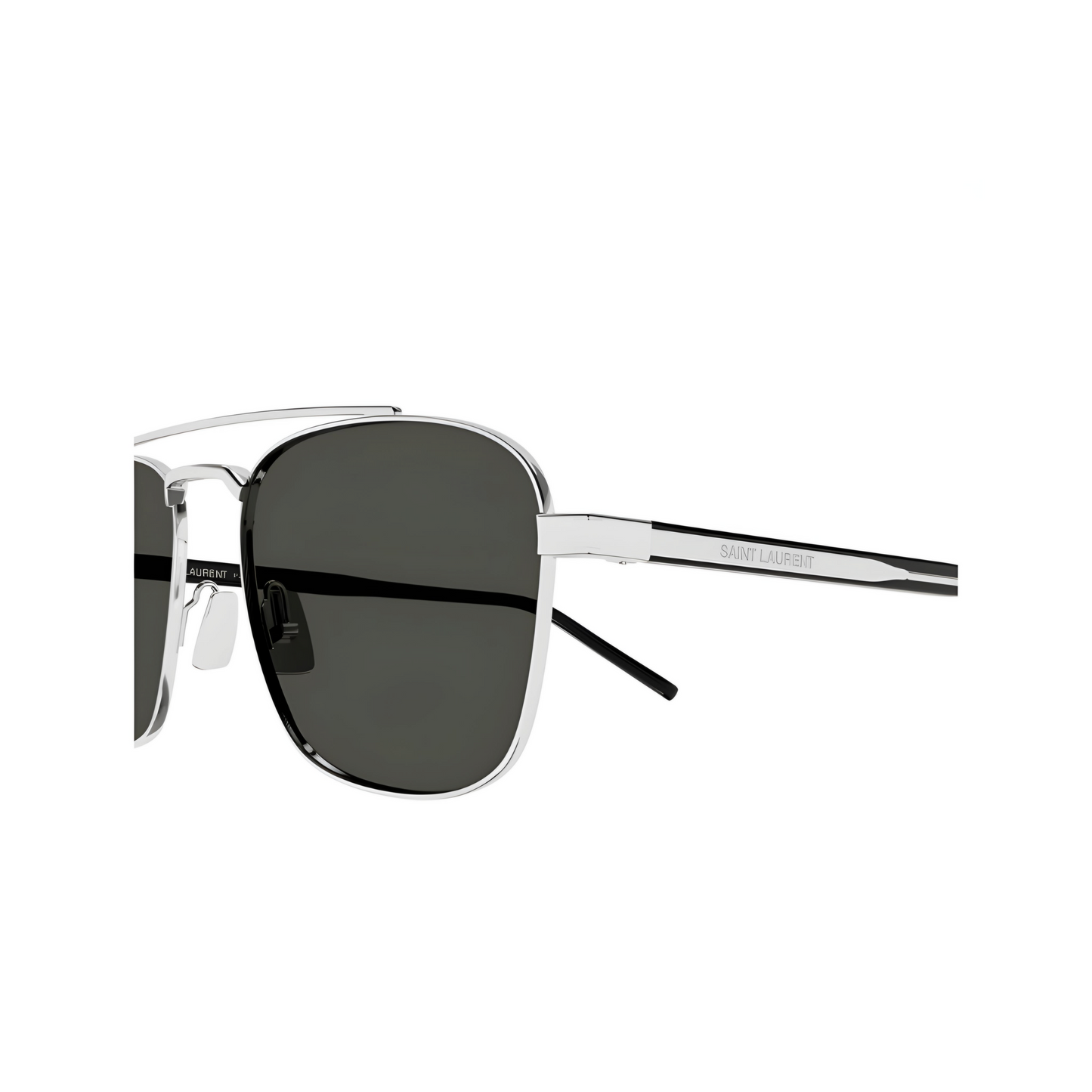 Gafa SAINT LAURENT modelo 665 plata.