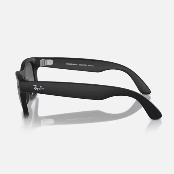 Gafas Inteligentes RAYBAN META-wayfarer-negras-lateral