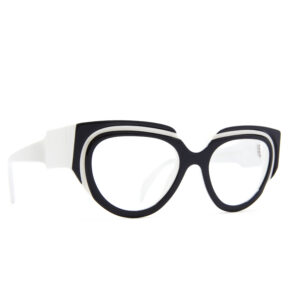 Gafas Siens 110  negro y blanco.