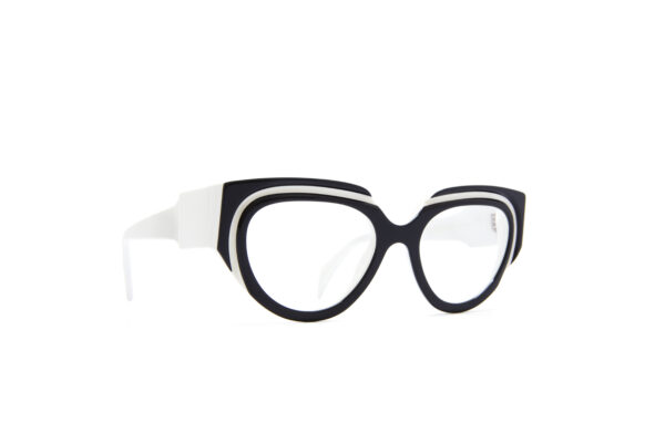 Gafas Siens 110  negro y blanco.