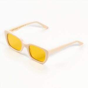 Gafas La óptica de ruti Honeycomb blanca.