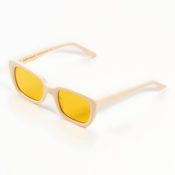 Gafas La óptica de ruti Honeycomb blanca.